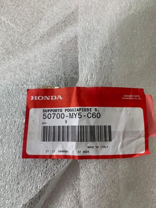 Suporte Pousa Pés Traseiro Esquerdo Honda CB 500