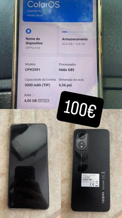 Oppo A18 para venda