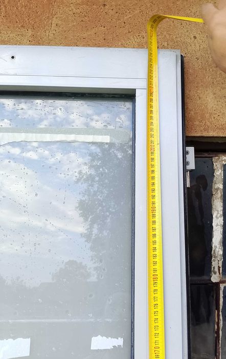 Drzwi zewnętrzne sklepowe gabinetowe 163/218 wejściowe aluminiowe witryna