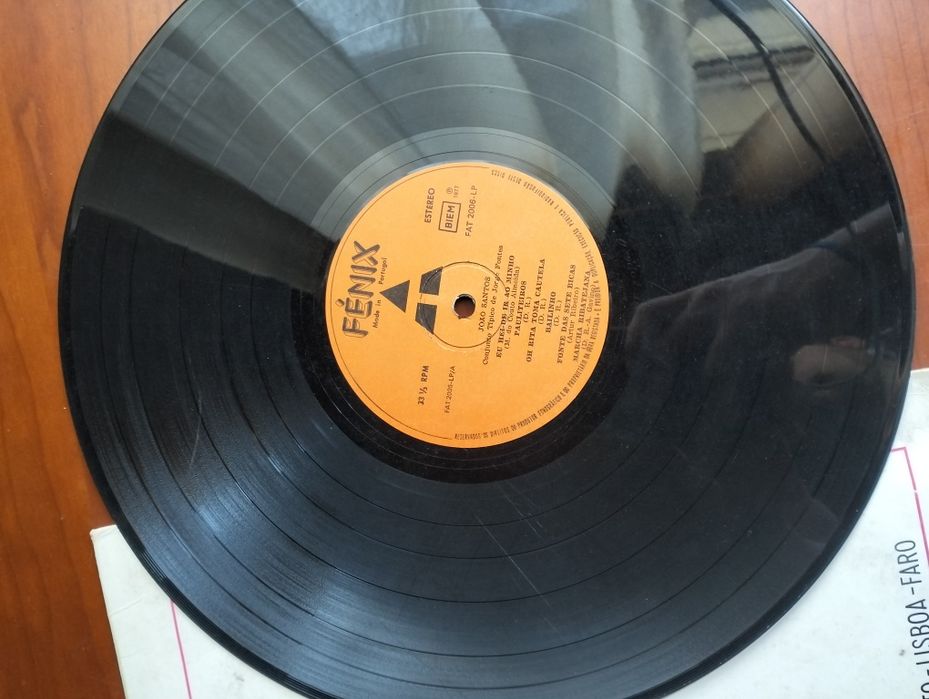 Disco de vinil LP João Santos
