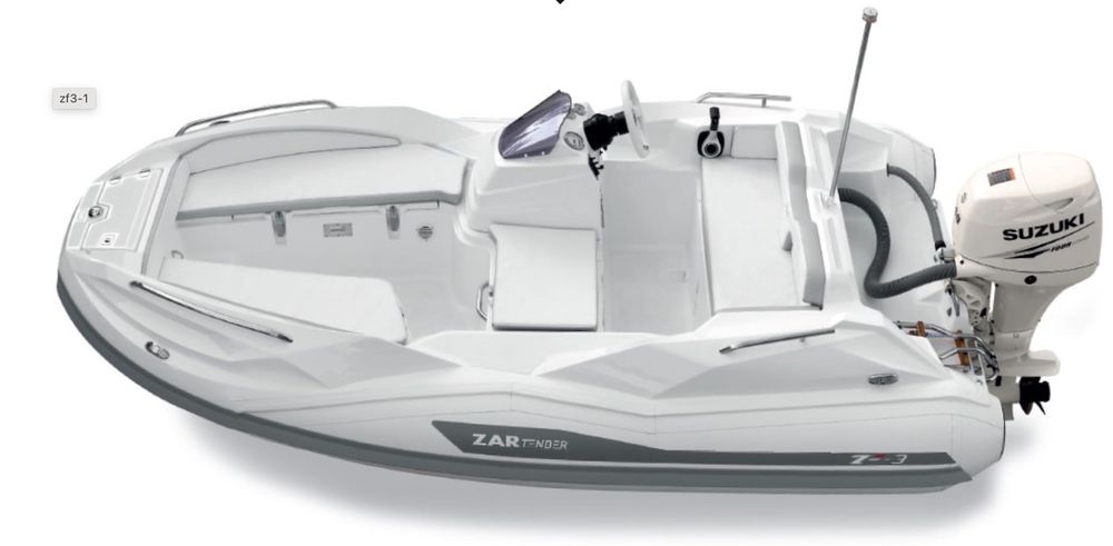 Luksusowy RIB ZAR Tender ZF3