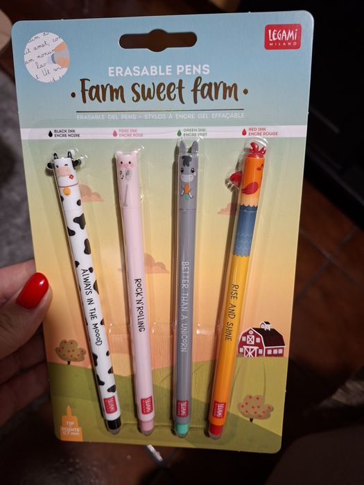 Canetas legami que apagam