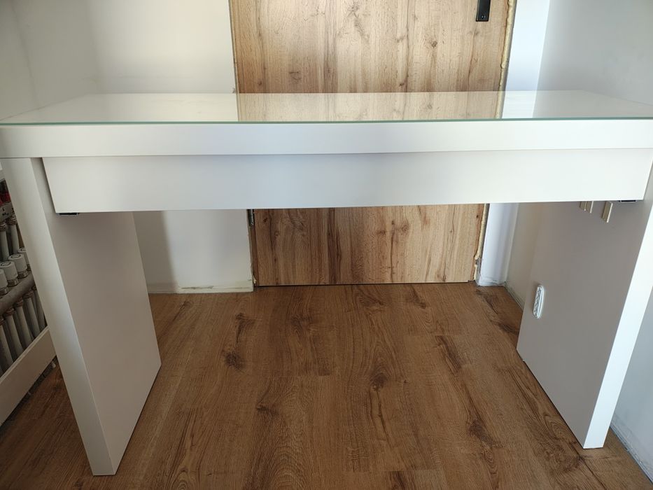 Toaletka malm Ikea biała