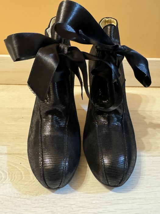 Luca Verdi чорні ботильйони черевики ботинки ботильйоны 40 черные