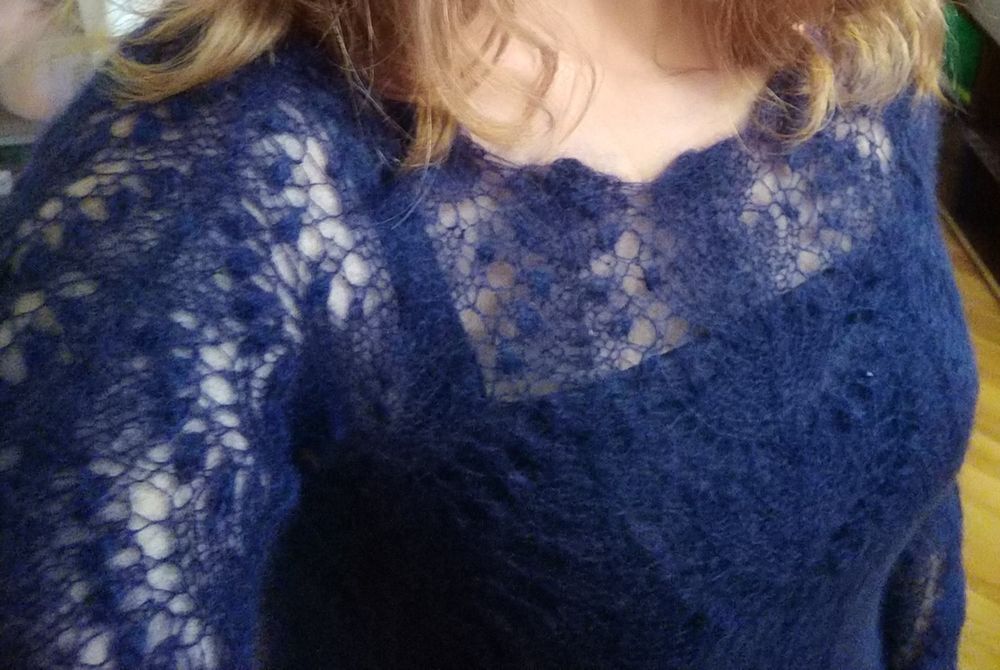 Мохерова сукня , ручна робота