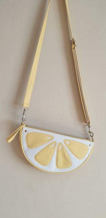Torebka cytrynka + portfelik