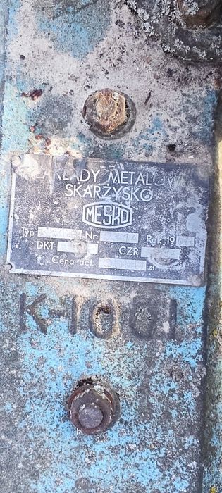 Stara zabytkowa kosiarka konna z 1963 Mesko