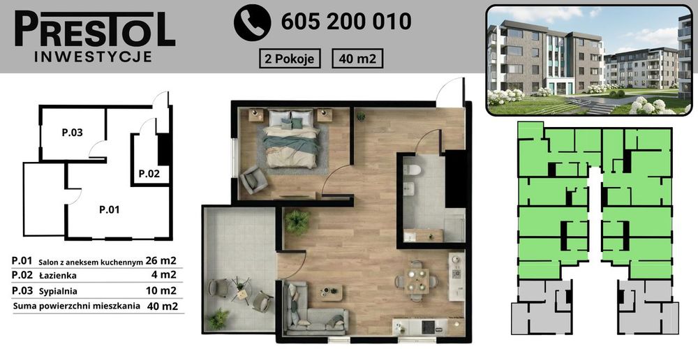 Twoje Inteligentne 40 M² – Prestiżowy Start W Chwaszczynie