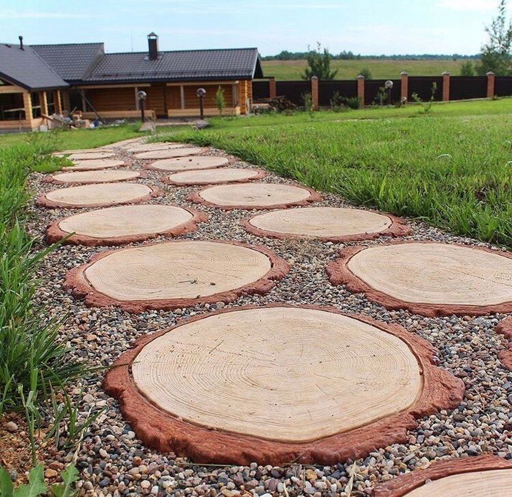 Forma do betonu plaster drewna pniaczek krążek