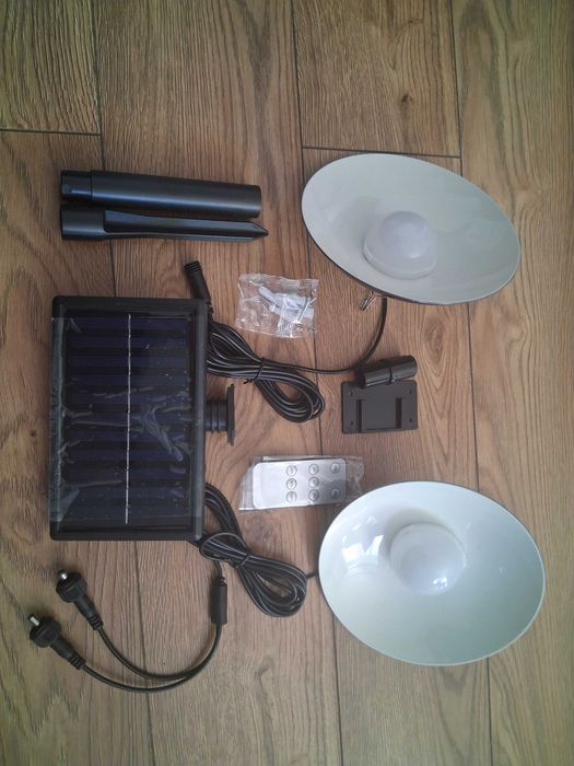 Lampa Solarna LED 2x Żyrandol Ogrodowy