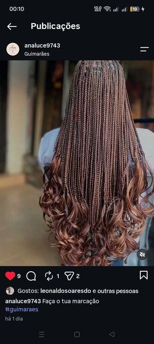 Guimarães Preço acessível:Tranças de cabelo africanas para (Adultos e crianças)