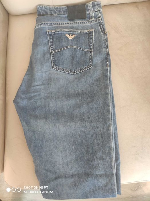 #Armani Jeans, delikatne jeansy na lato, rozmiar 30