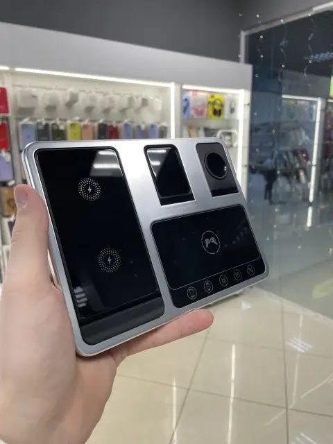 Бездротова Зарядка 4in1 Док-станція для iPhone + iWatch + Airpods