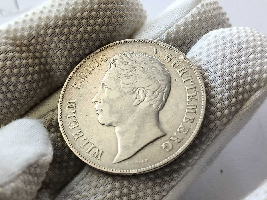 2 Guldeny 1847 Wintenbergia Wilhelm l Srebro