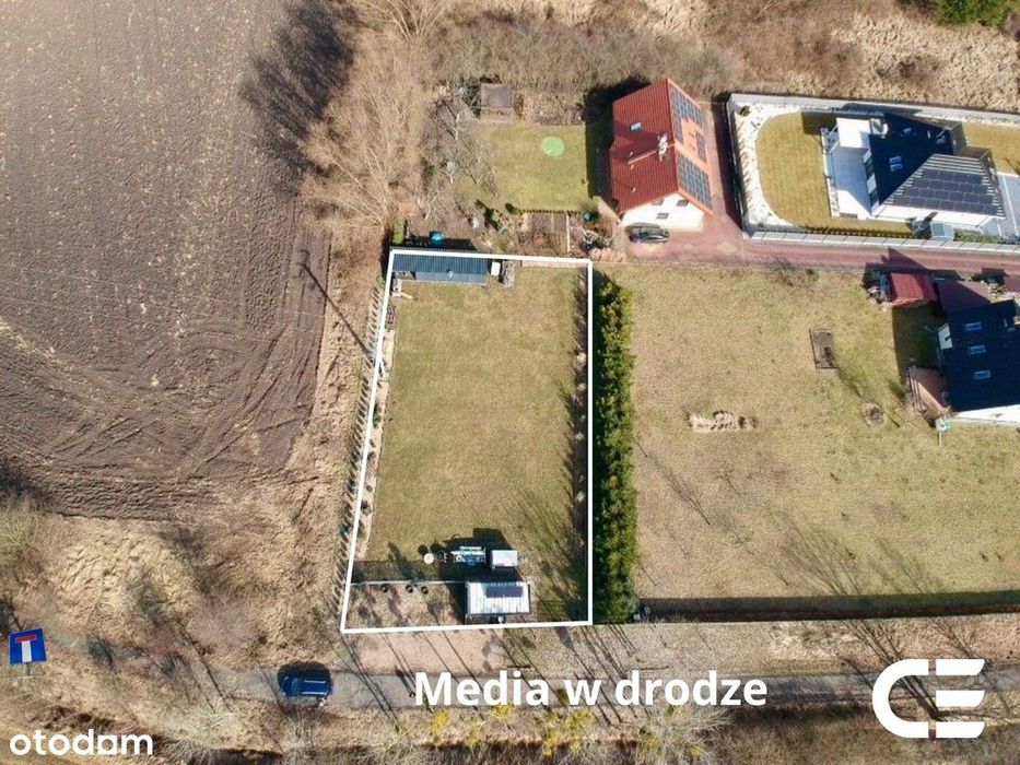 Działka budowlana 1000 m² | Wrocław - Żar | Media - Widok 5