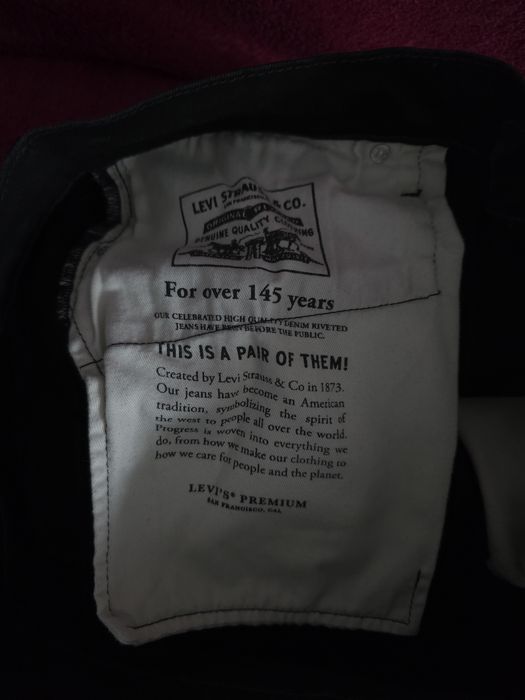 Nowe czarne Black Levis 512 w36 l32 pas 96 do 102, jak 511, 508
