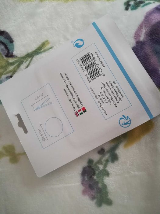 Espelho de aumento x15 ventosa + pinça - depilação maquilhagem - NOVO