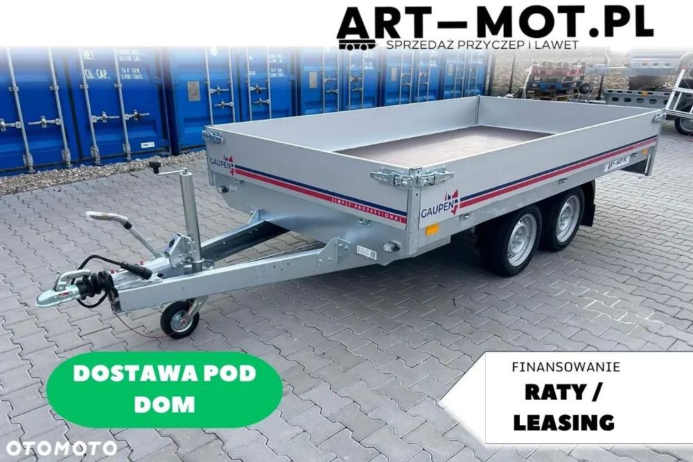 Neptun GAUPEN / N27-335 2 HL / 335x182x30 / DMC 2700kg / ALUMINIOWE BURTY / GN261  przyczepa samochodowa NEPTUN N20-335 2 MASTER _ platforma uniwersalna
