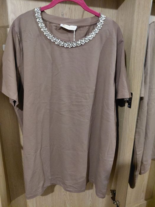 Bluzka kryształki fango 46 48 50 nowa komunia elegancka