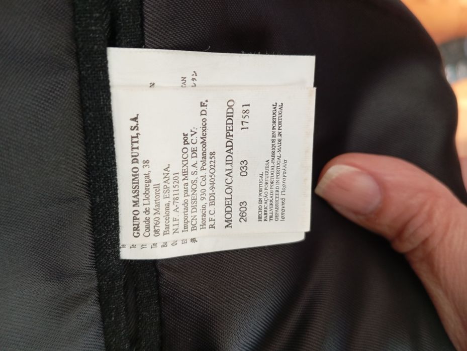 Blazer cinza escuro Massimo Dutti 46