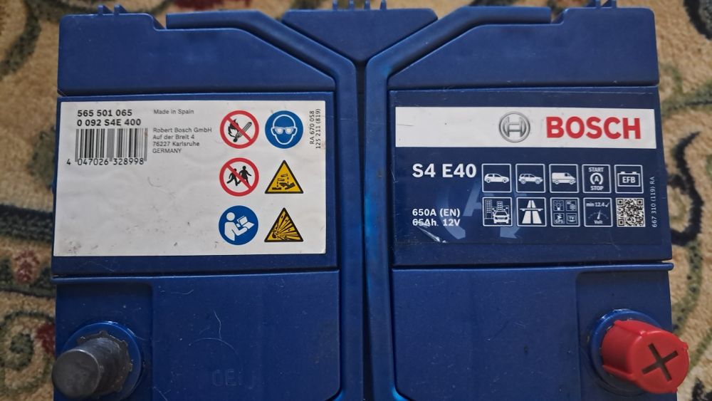 Аккумулятор старт-стоп EFB 65A обмен