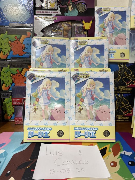 Pokemon TCG Lillie File Collection Battle Partners - Japonês