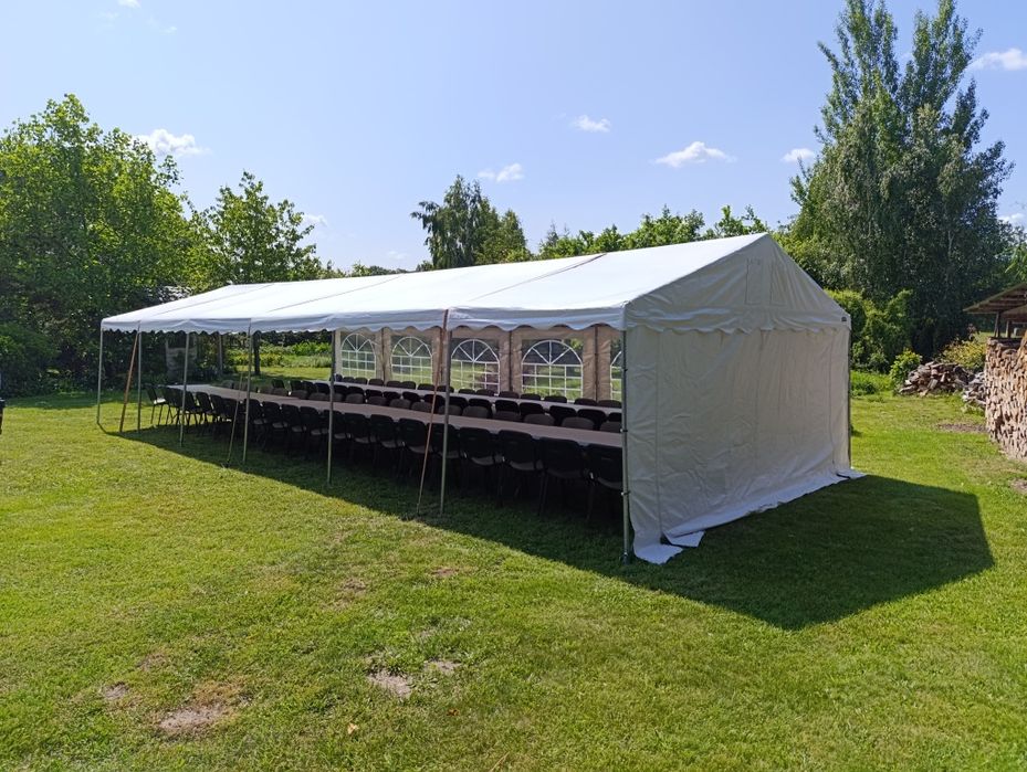 Wynajem namiotów krzeseł stołów