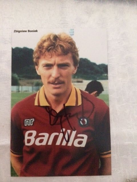 Zbigniew Boniek oryginalny autograf