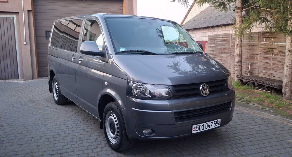 #Bardzo Ładny# Transporter T5  2013 Rok  4x4  4 Motion  Brygadówka 2.0 TDI