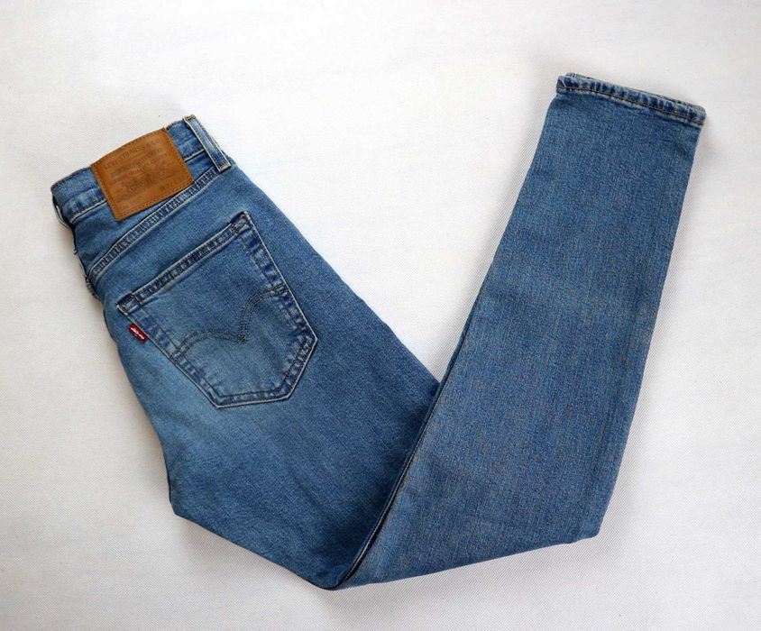 Levis 512 spodnie jeansy W27 L30 pas 2 x 37/40 cm