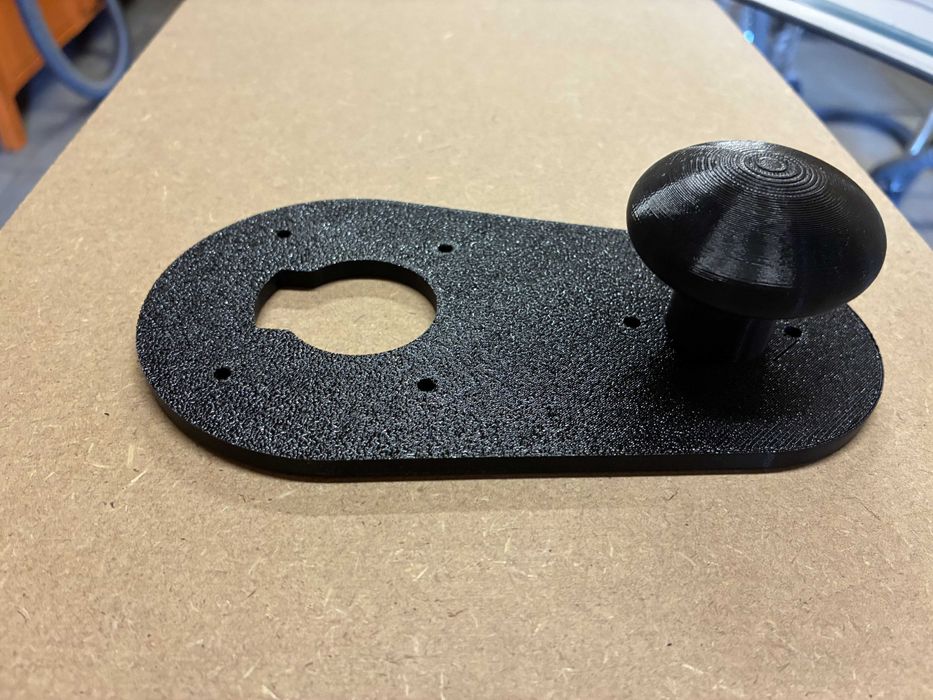 Uchwyt do frezarki Makita RT0700C - podstawa z gałką - kolor Makita