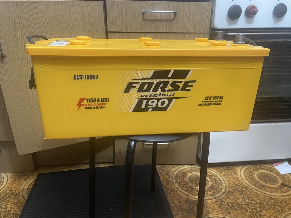 Аккумулятор Forse 12 вольт 190 ампер почти новый