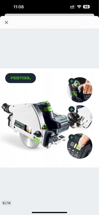 Zagłębiarka festool TSC 55 seria na 100 lat