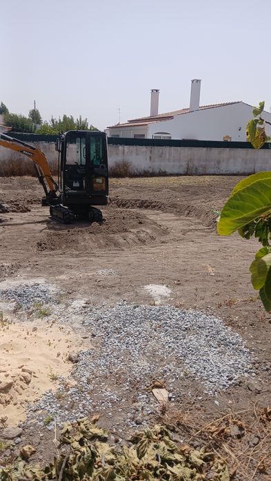 Trabalhol de giratória escavadora para obras de construção civil l