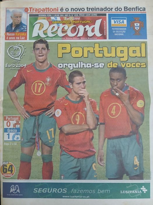 Coleção Euro 2004 Record