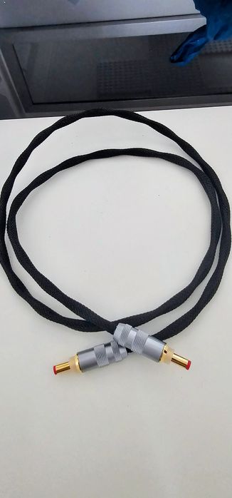 Cabo DC Hi-Fi Banhado a Prata OCC (5.5x2.1mm)