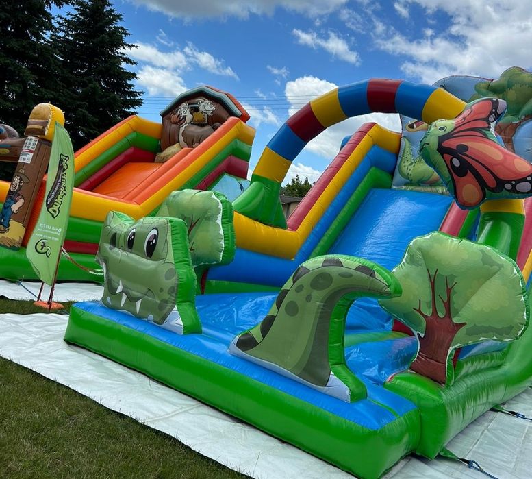 Dmuchana zjeżdżalnia. Dmuchańce. Plac zabaw. Urodziny. Komunia. Wesele