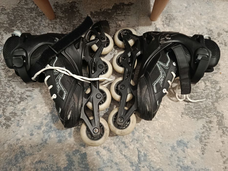 Rolki czarne chłopięce