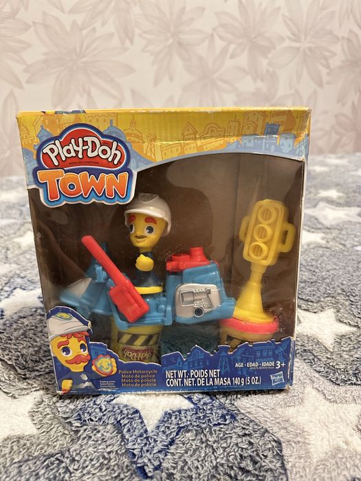 Набір play-doh поліцейський мотоцикл
