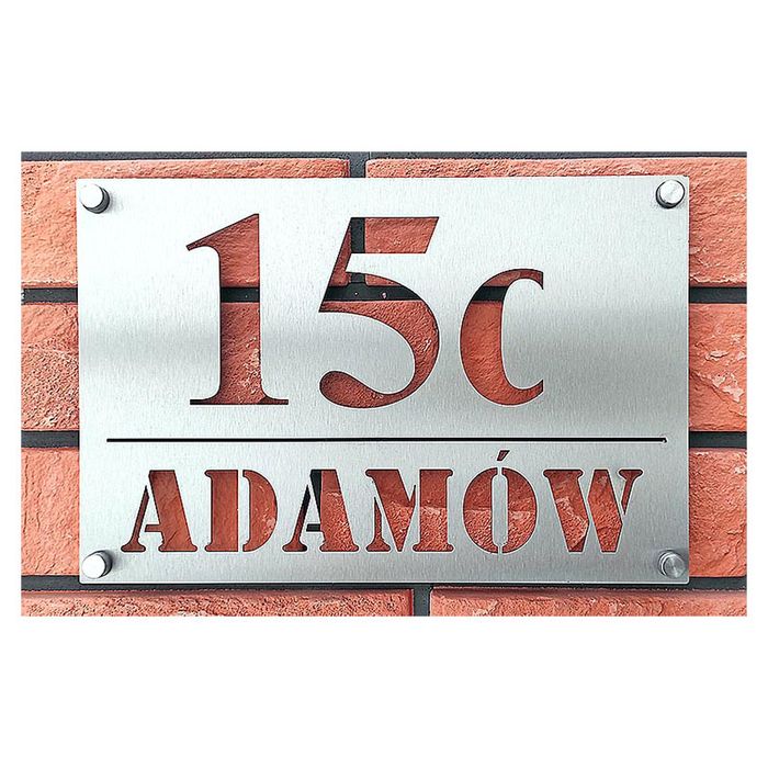 Tabliczka adresowa na zamówienie