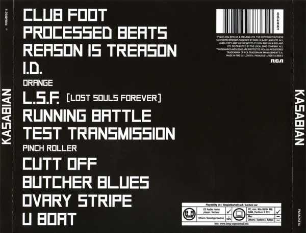 Kasabian CD Kasabian          indie rock             folia