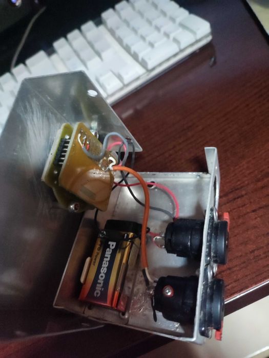 Preamp RMC BMT-220 para bandolim ou ukelele, com caixa