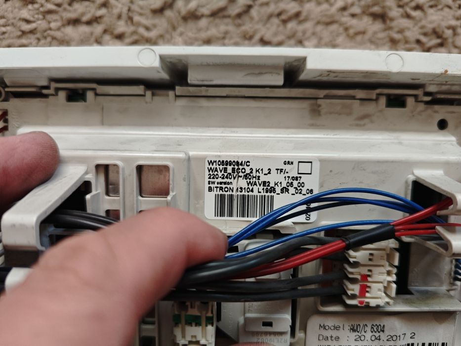 Transplantacja pralki – moduł, kable, blokada, hydrostat – komplet