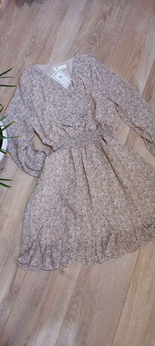 Шифонова сукня квітковий принт