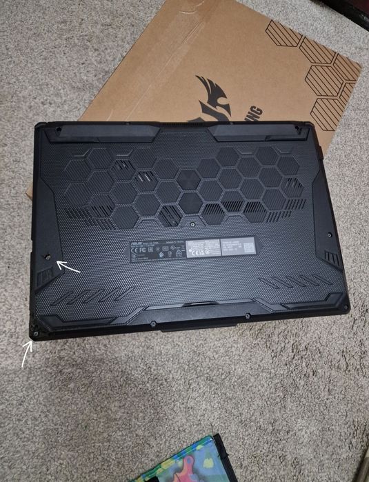 ASUS TUF  144Hz i5-10300H GTX 1650 RAM 16GB SSD NVMe m2 512GB Ігровий ноутбук F15 FX506L. Обслужений,  з коробкою, чеками, та документами