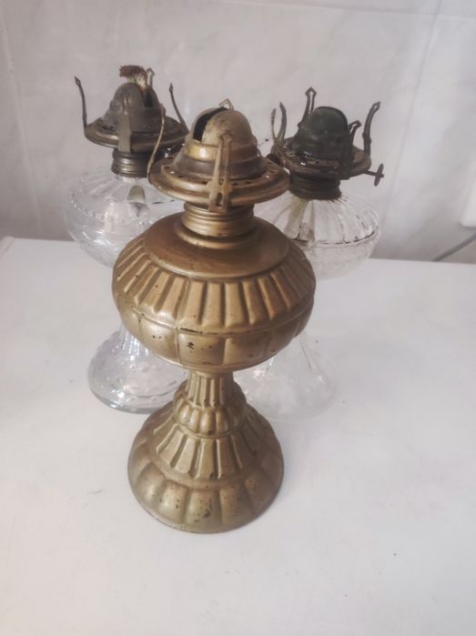 3 lindos candeeiros a petróleo