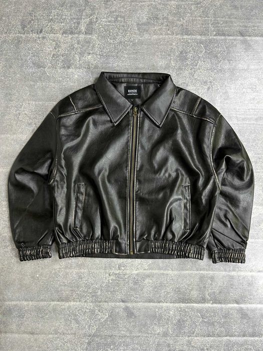 Бомбер чорний куртка зіпка курточка черная opium archive black jacket