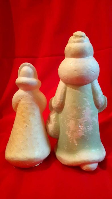 Дед Мороз и Снегурочка (пенопласт)