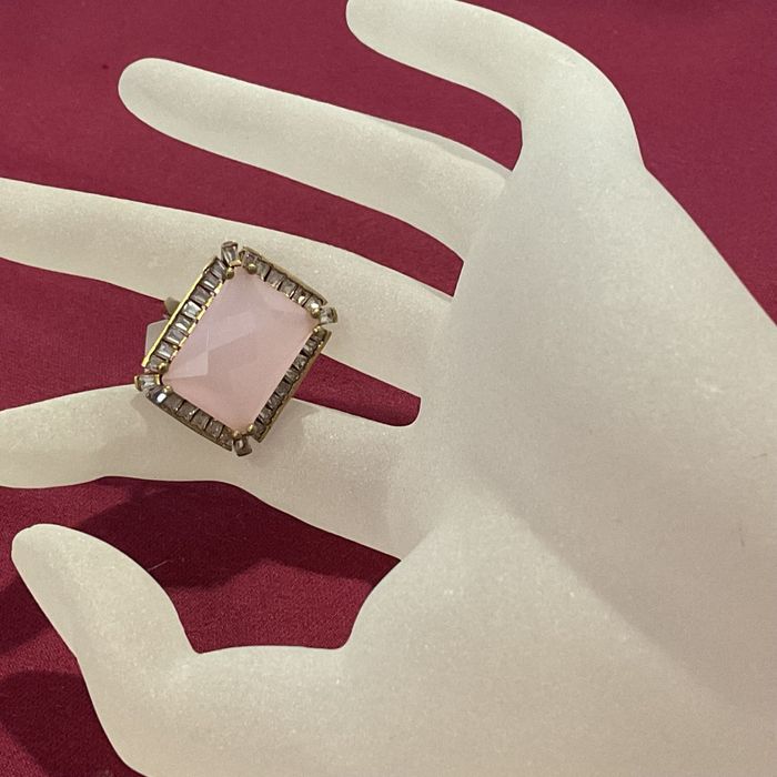 Anel prata banho ouro medi,16 mm