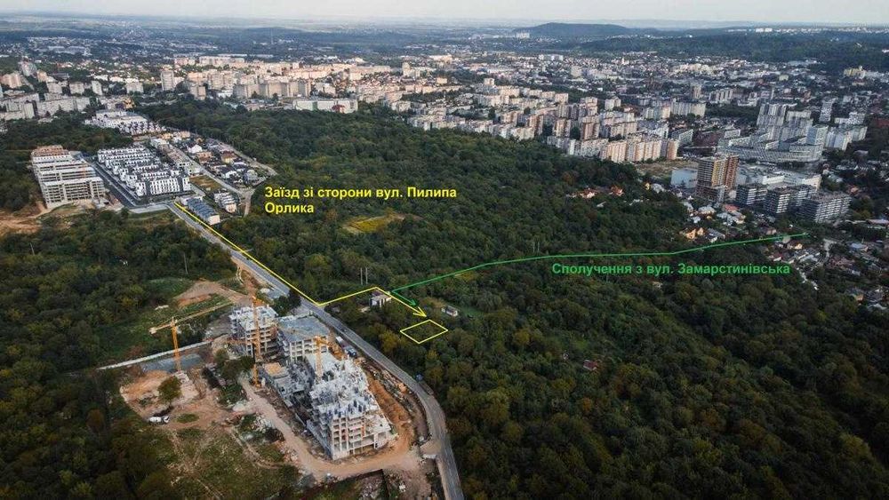 Продається земельна ділянка у Львові на Орлика